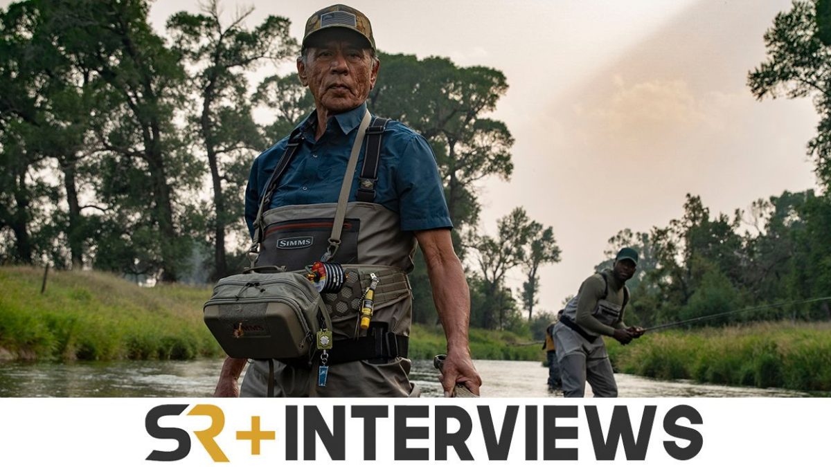 Wes Studi habla sobre cómo reparar el sedal, pescar con mosca y trabajar con Brian Cox