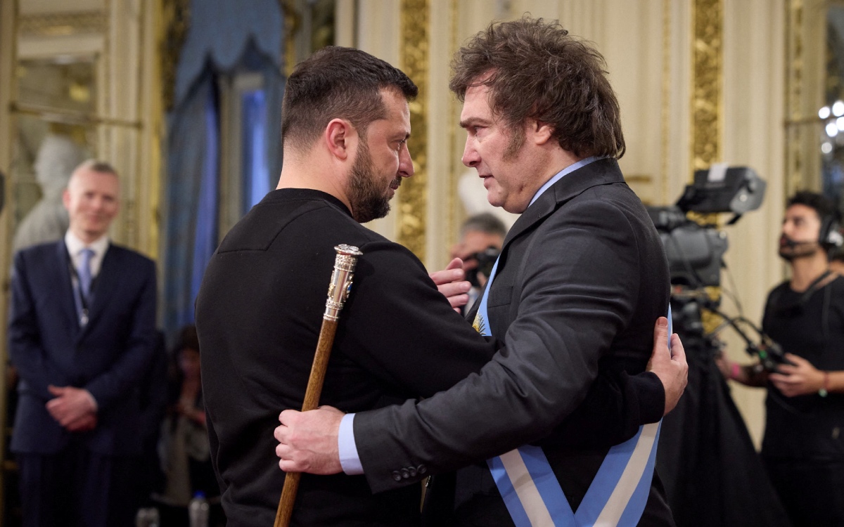 Zelenski se reúne con Milei: 'Valoramos la libertad, la defendemos y la fortaleceremos juntos'