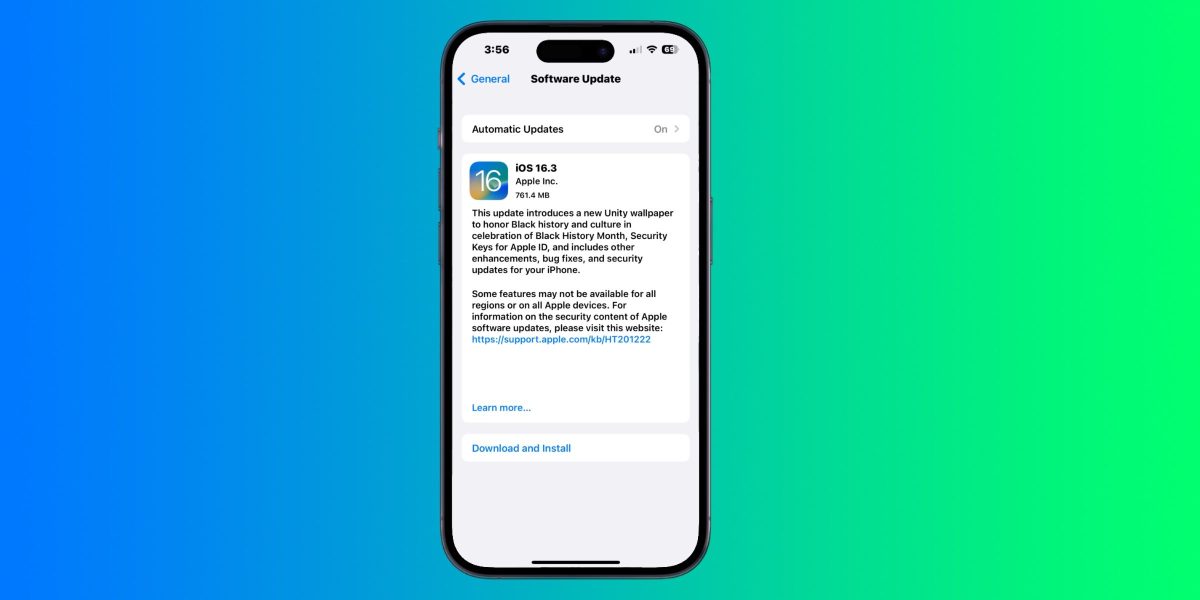 iOS 16.3 ya está aquí: claves de seguridad, compatibilidad con HomePod 2 y otras funciones nuevas