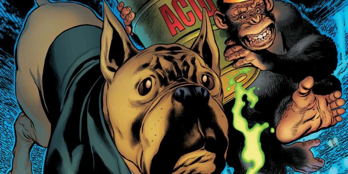 "¡Salpicar ácido es lo único que disfruta el chimpancé ácido!": La vista previa exclusiva del chimpancé ácido vs. el perro de negocios muestra la sátira anticapitalista que literalmente nadie sabía que necesitaban