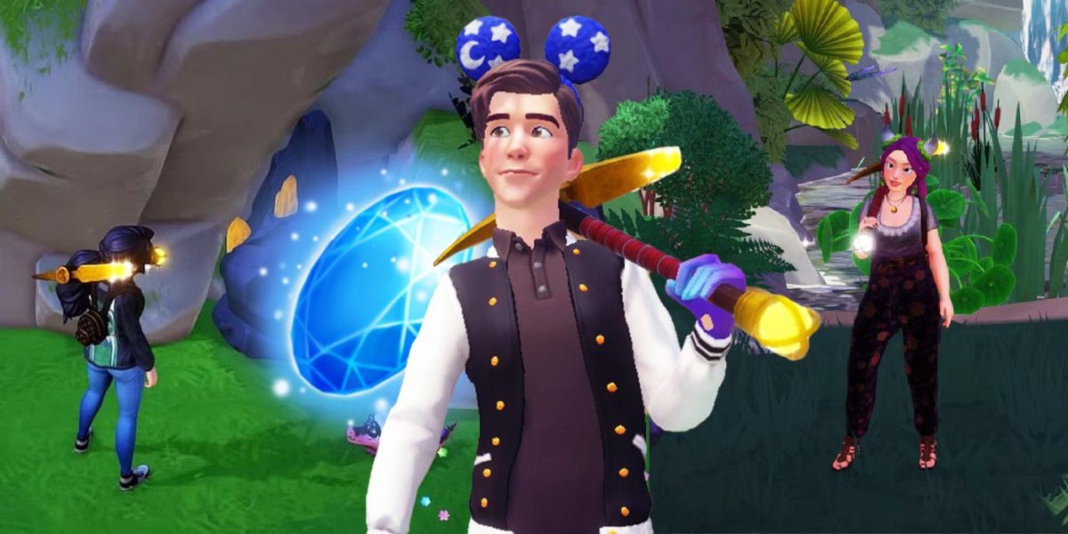Cómo conseguir circonita azul brillante en Disney Dreamlight Valley