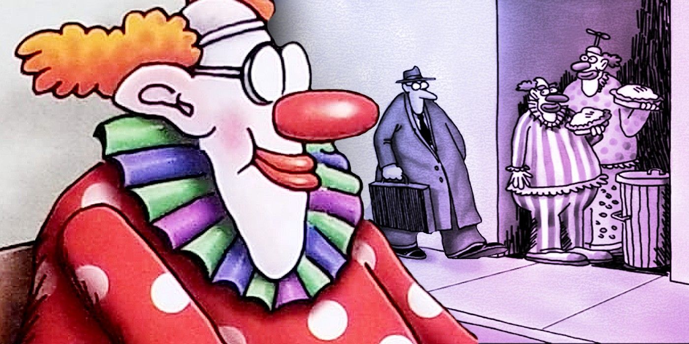 12 cómics de Far Side más divertidos que demuestran que está obsesionado con los payasos