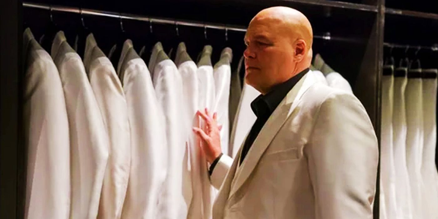 Kingpin con su vestuario en Daredevil