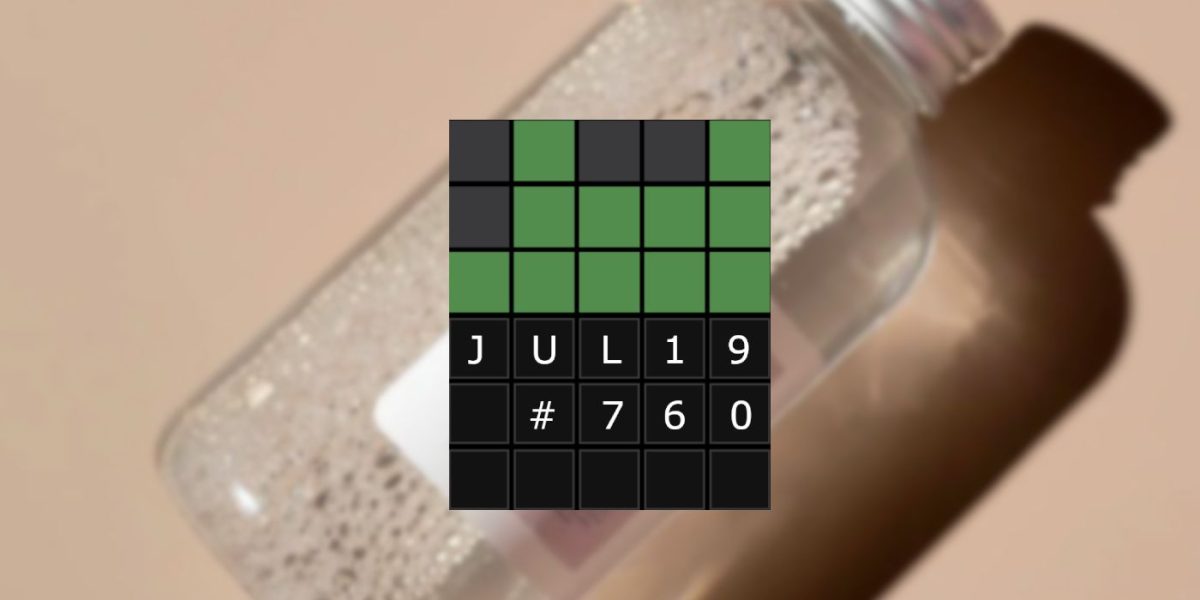 Respuestas y sugerencias de Wordle de hoy para el 19 de julio de 2023 (rompecabezas n.º 760)