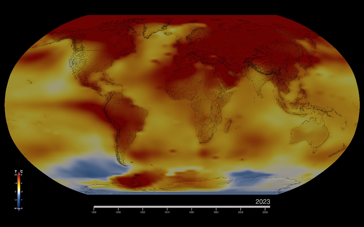 2023 fue el año más caluroso jamás registrado: NASA