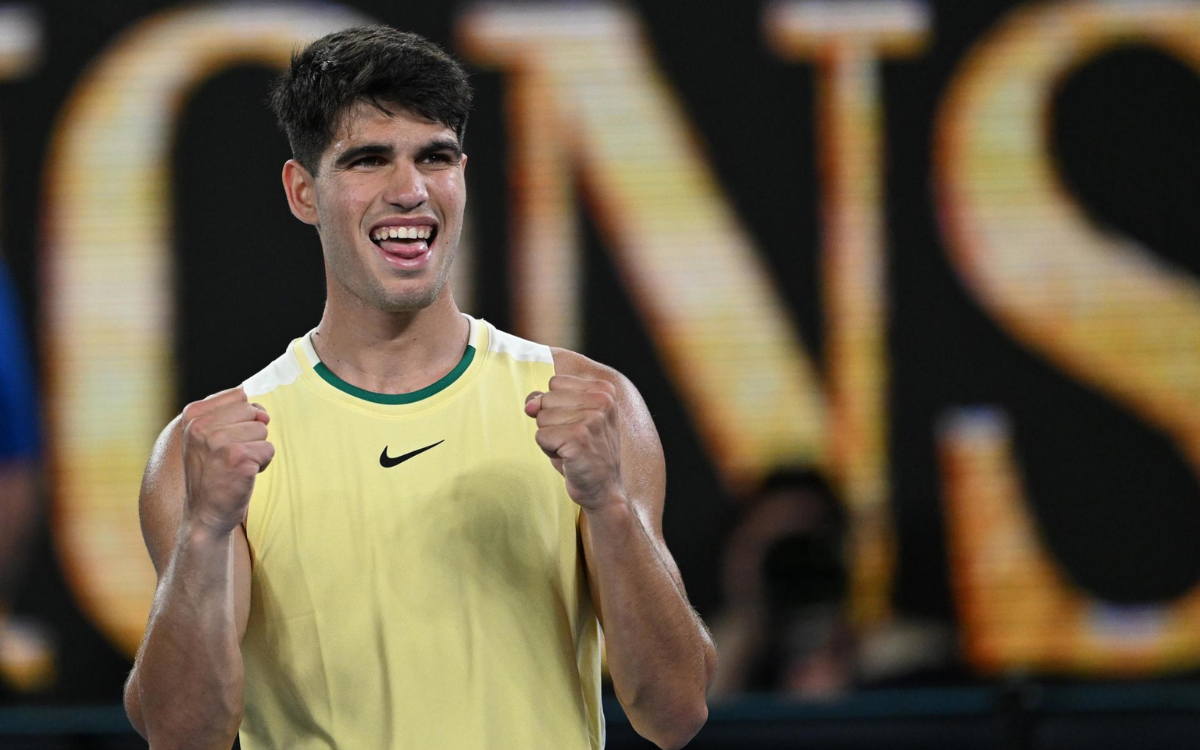 Abierto de Australia 2024: Carlos Alcaraz arranca con contundente victoria ante Gasquet | Video
