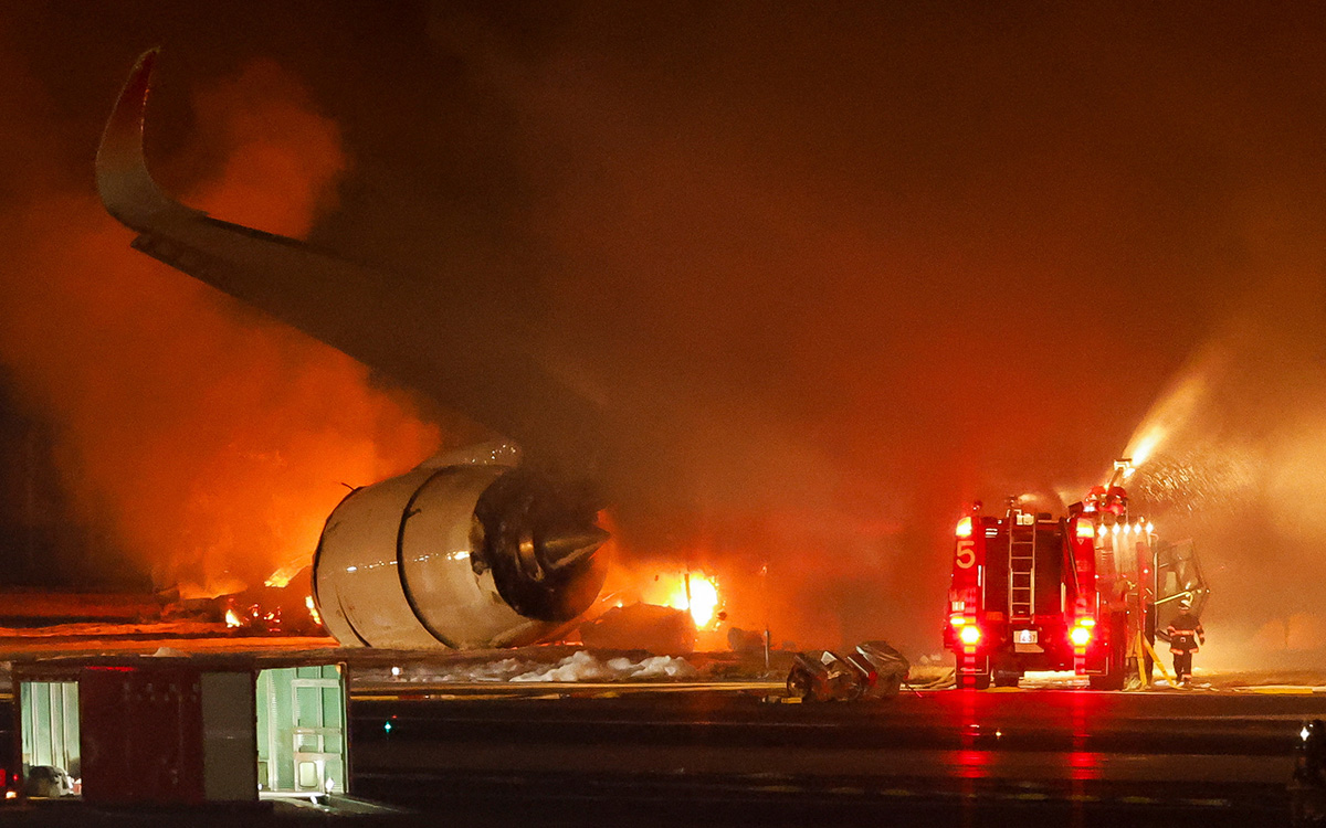 Airbus envía especialistas a Tokio para investigar choque de aviones