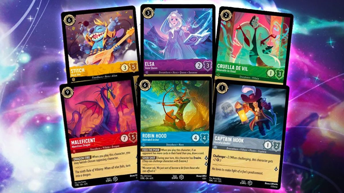 Cada tarjeta de Disney Lorcana Rareza y diferencias de rareza