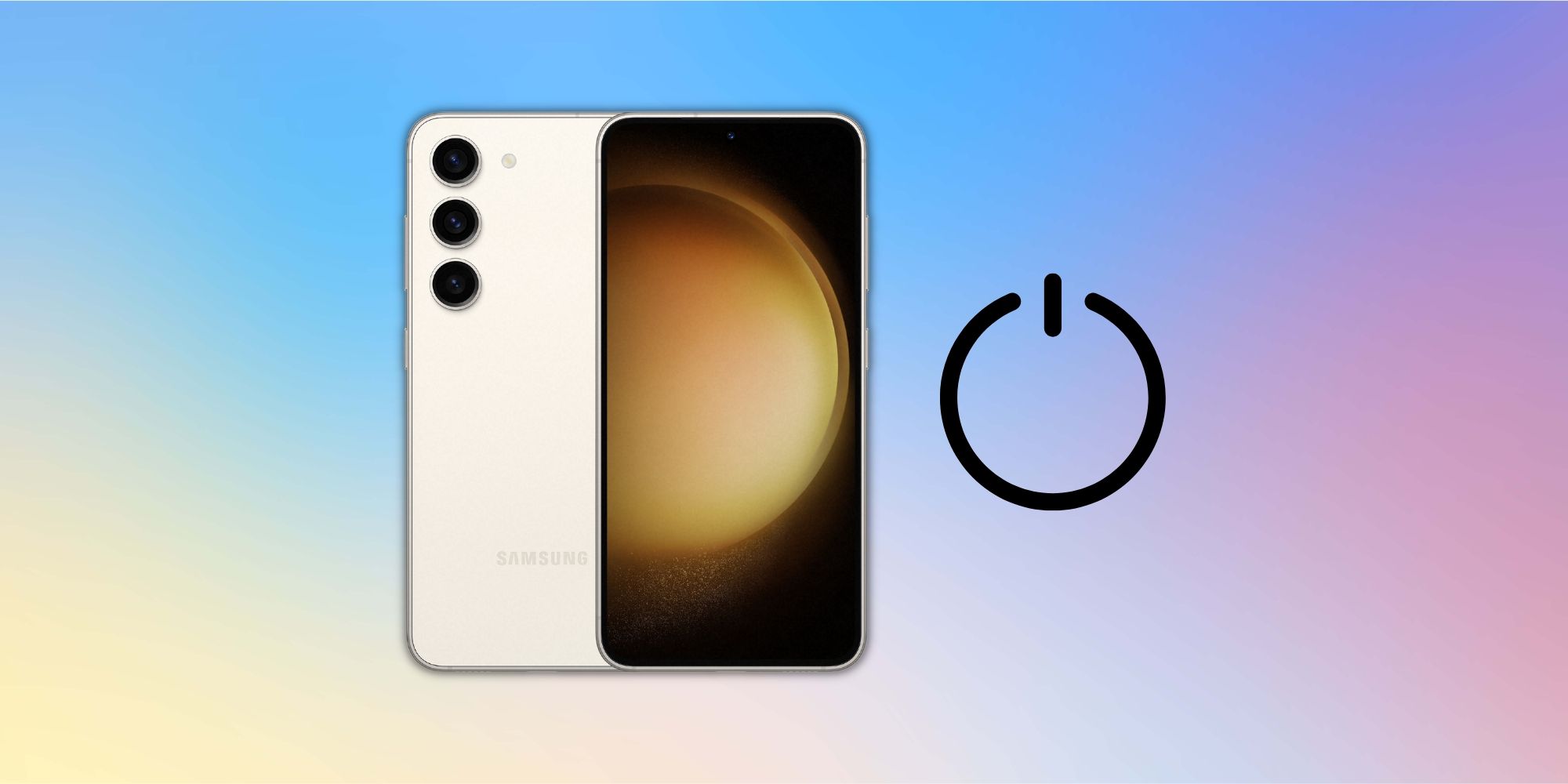 Cómo apagar y reiniciar el Galaxy S23
