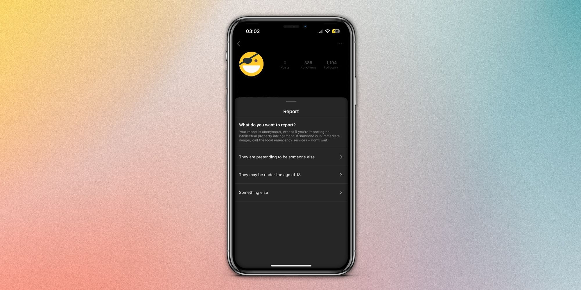Cómo denunciar una cuenta suplantadora en Facebook e Instagram