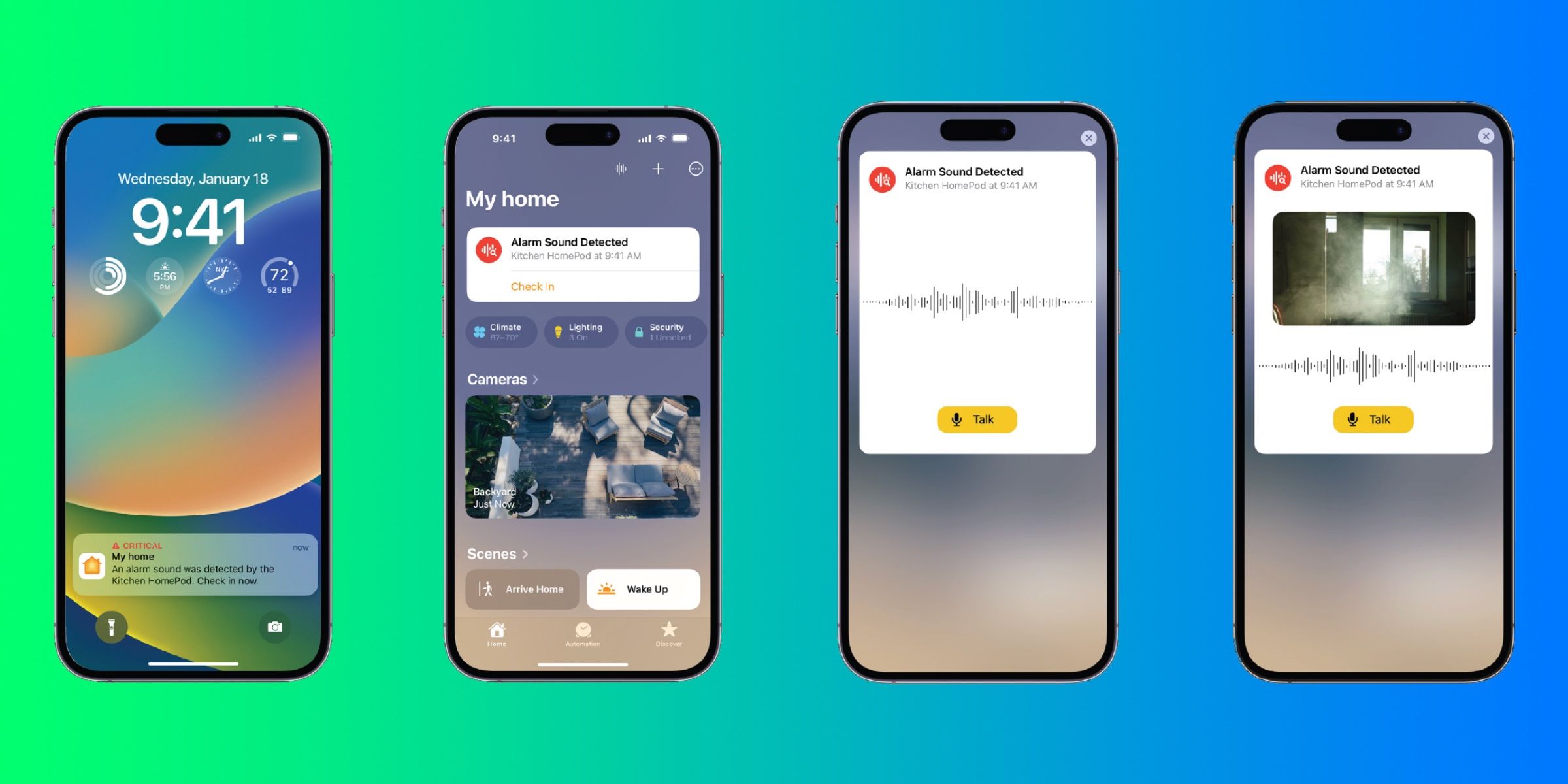 Cómo el reconocimiento de sonido del HomePod escuchará las alarmas de humo y alertará a los usuarios