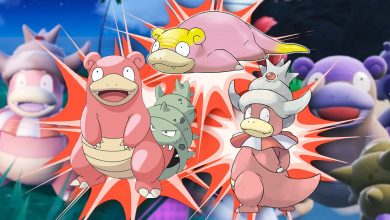 Cómo evolucionar Galarian Slowpoke a Slowbro y Slowking (DLC Pokémon S&V Indigo Disk)