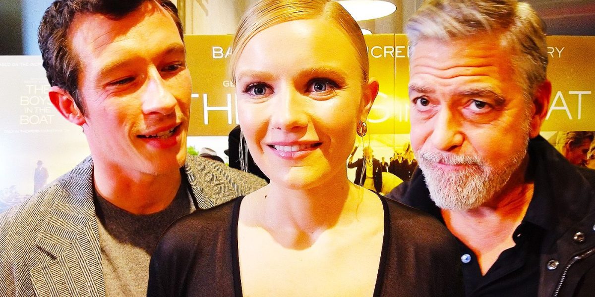 Cuentos de la alfombra roja de los chicos del barco: George Clooney, Callum Turner, Hadley Robinson y más