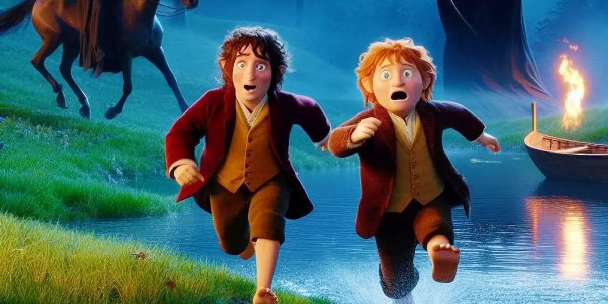 El arte de Pixar de El señor de los anillos reinventa momentos clave de las películas