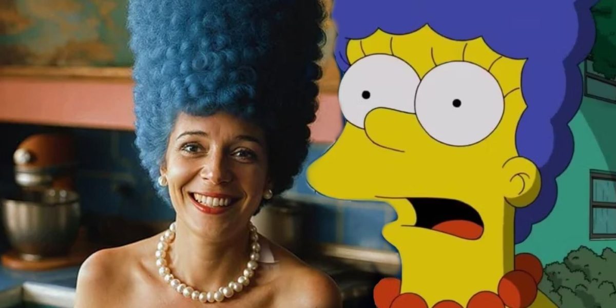 El elenco de Los Simpson se convierte en personajes grotescos de acción real en un arte sorprendentemente detallado