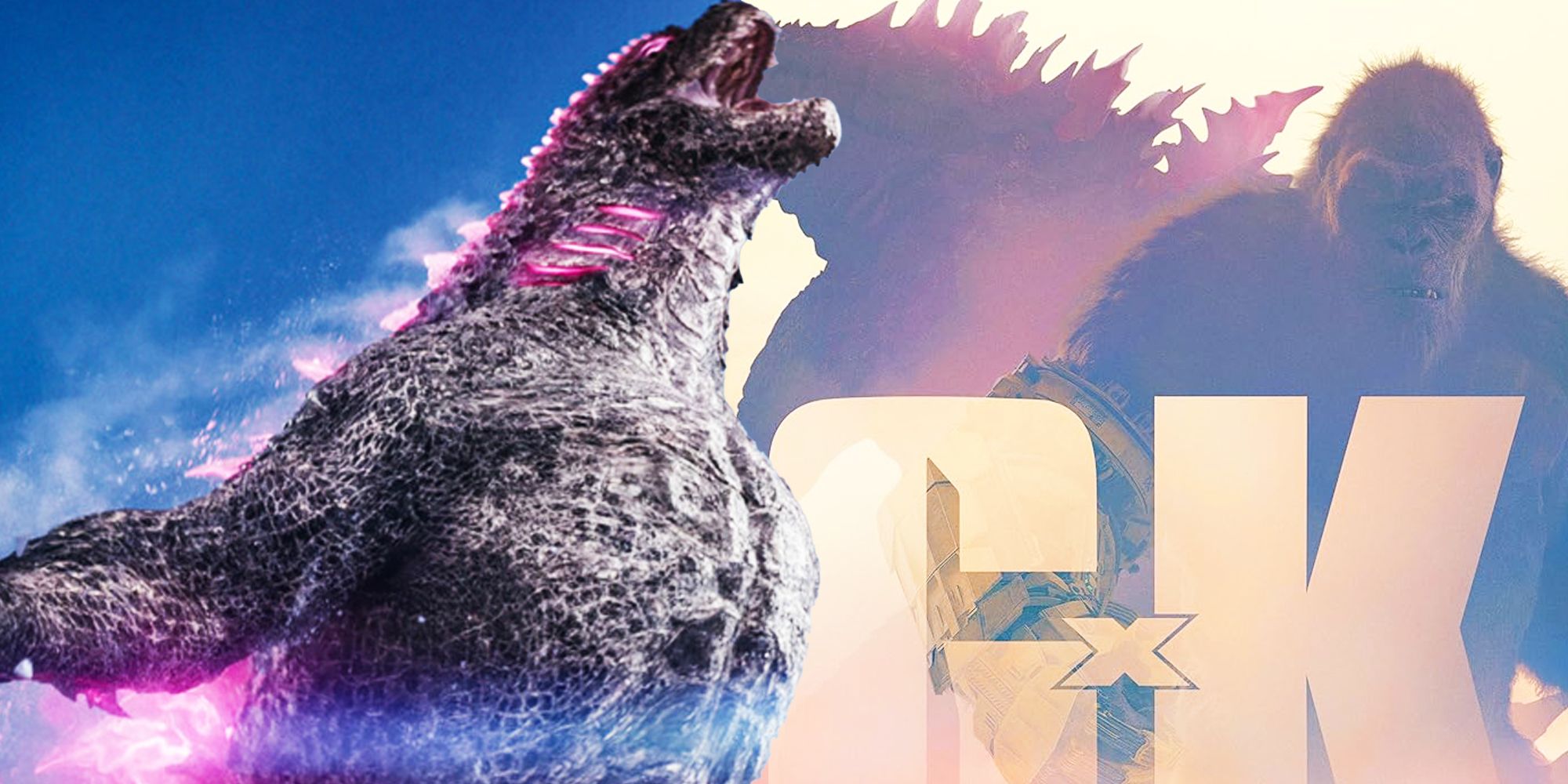 El nuevo póster de Godzilla X Kong muestra cuán grande es realmente la franquicia