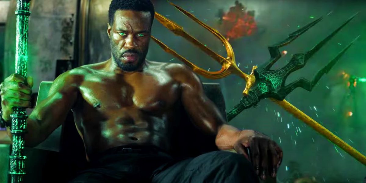 Explicación del tridente negro de Black Manta en Aquaman 2