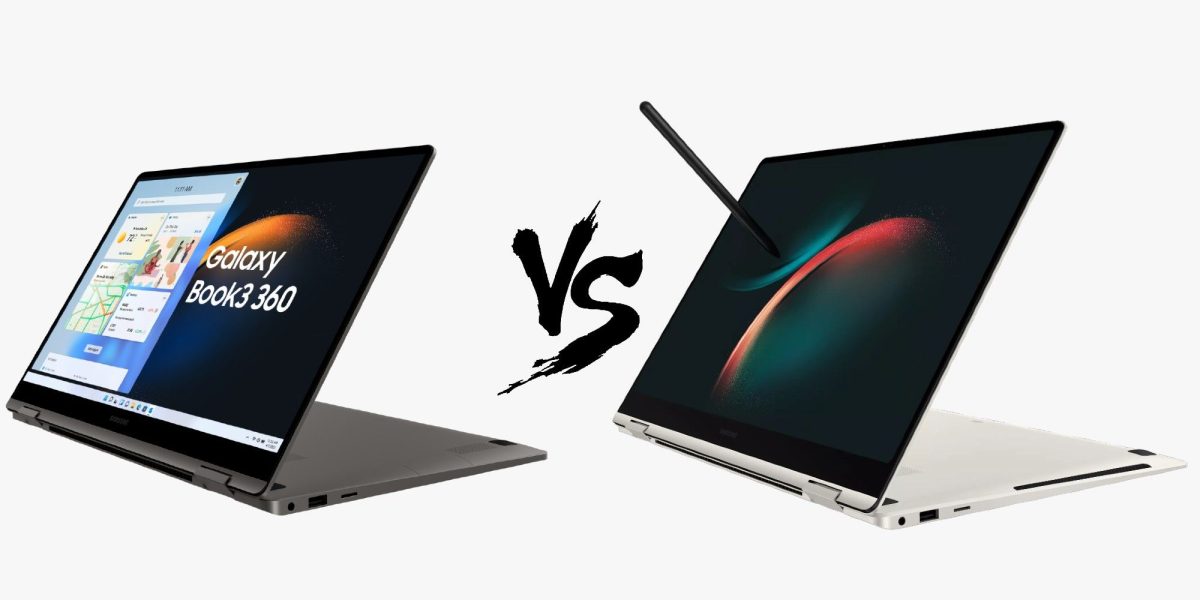 Galaxy Libro 3 360 vs. Galaxy Book 3 Pro 360: ¿Qué es diferente?