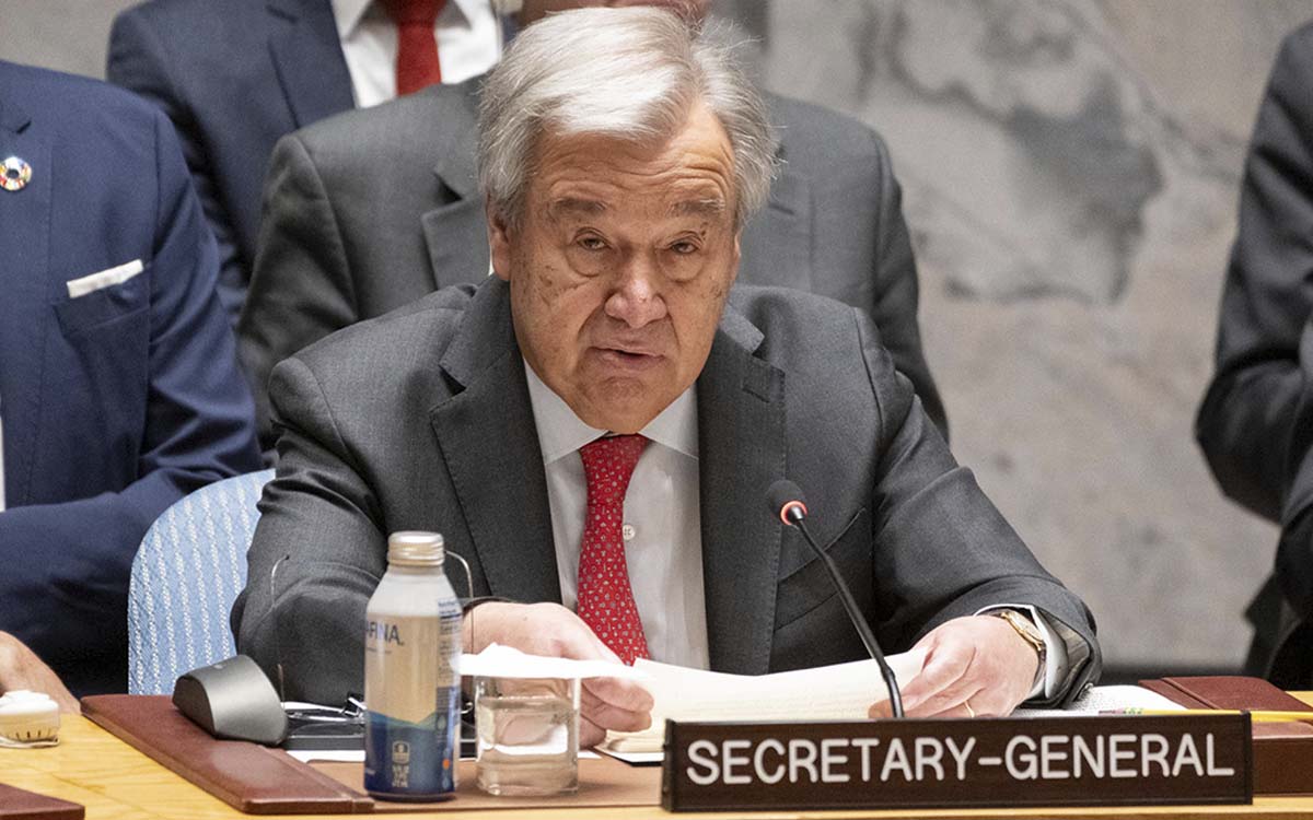 Guterres reitera en la ONU que es ‘inaceptable’ que Israel rechace la solución de dos Estados