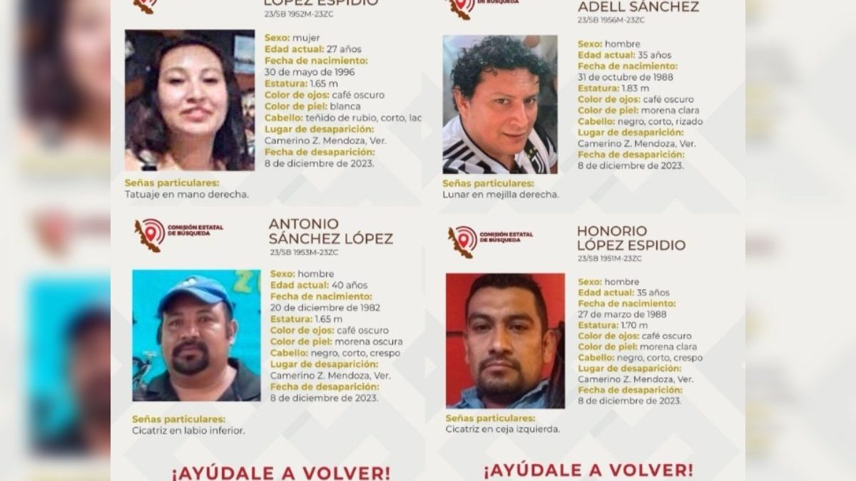 Investigan a 9 policías y a alcalde de Camerino Mendoza, Veracruz, por desaparición forzada