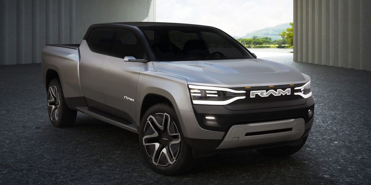 La camioneta eléctrica Ram 1500 Revolution llega para el Cybertruck