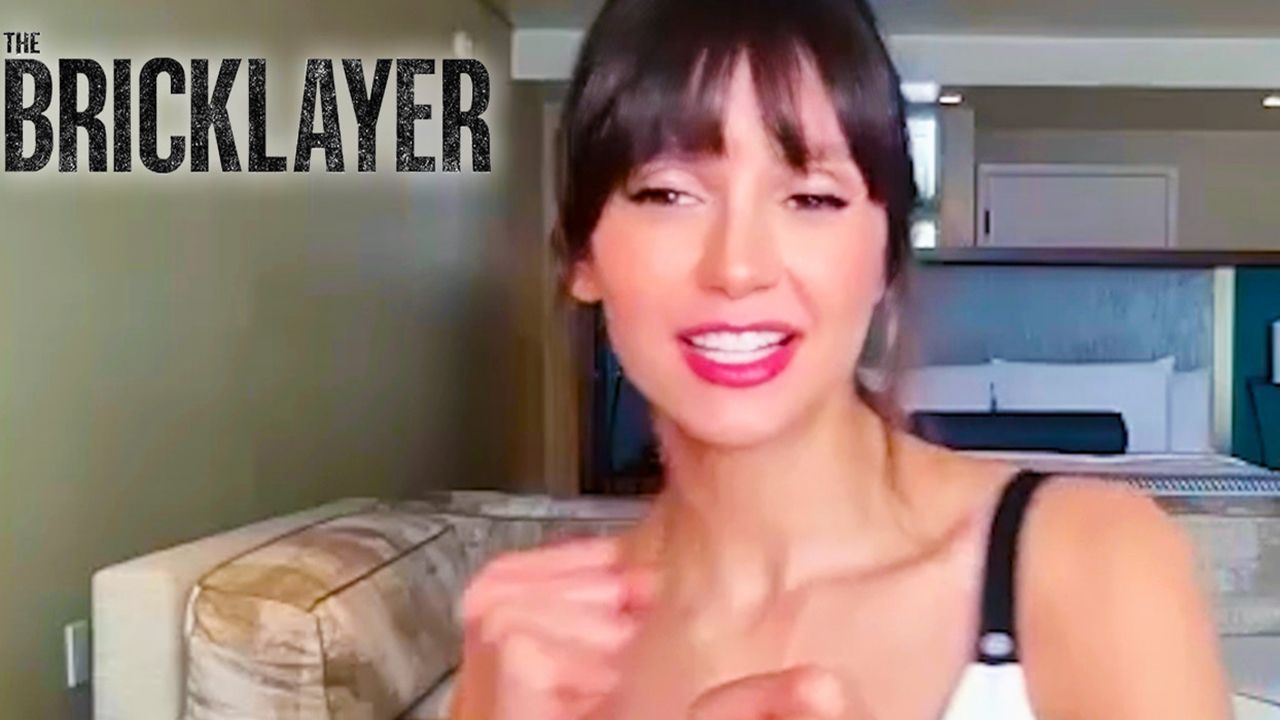 La entrevista del albañil: Nina Dobrev sobre trabajar con Aaron Eckhart y desempeñar un papel de acción