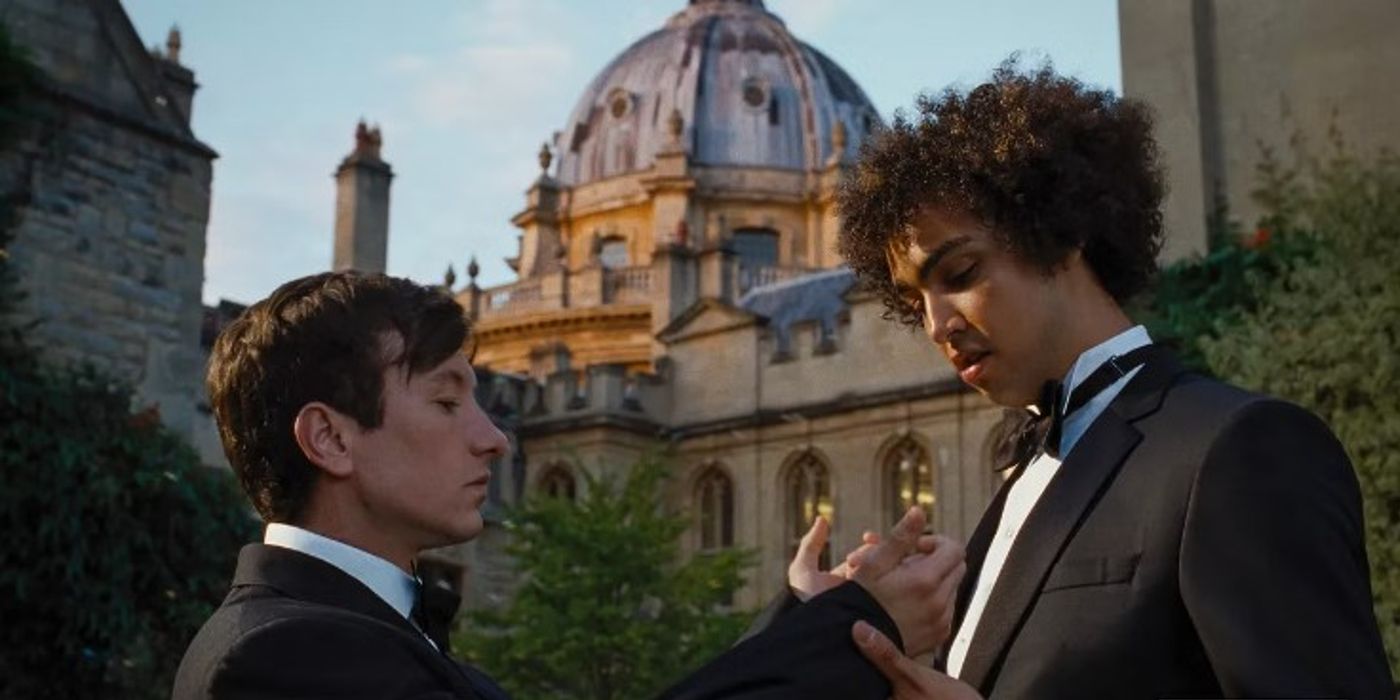 La escena de karaoke de Saltburn y la viralidad de TikTok abordadas por el actor de Farleigh