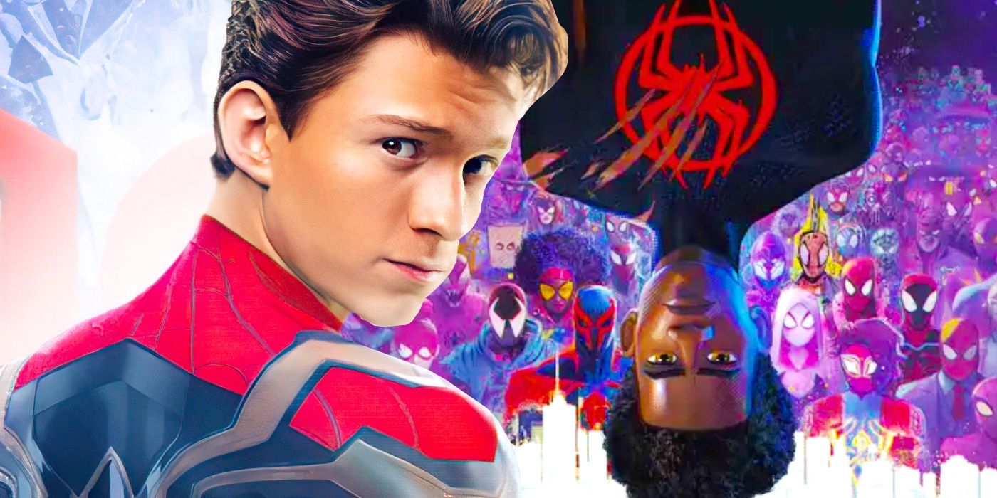 La foto de los premios MCU Spider-Man y Spider-Verse reaviva a Tom Holland más allá de las teorías del cameo de Spider-Verse