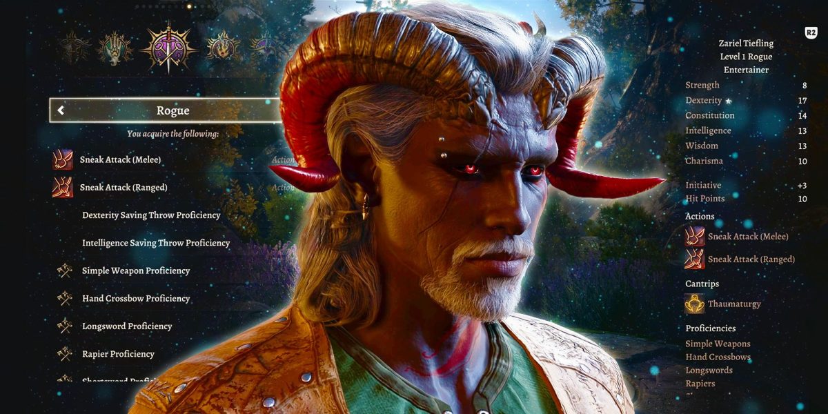 La personalización de personajes de Baldur's Gate 3 sería mucho mejor con un solo cambio