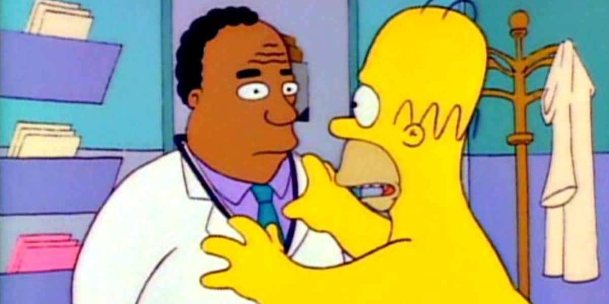 La visita al médico de Homero Simpson sorprendentemente aclara una cosa sobre la medicina moderna