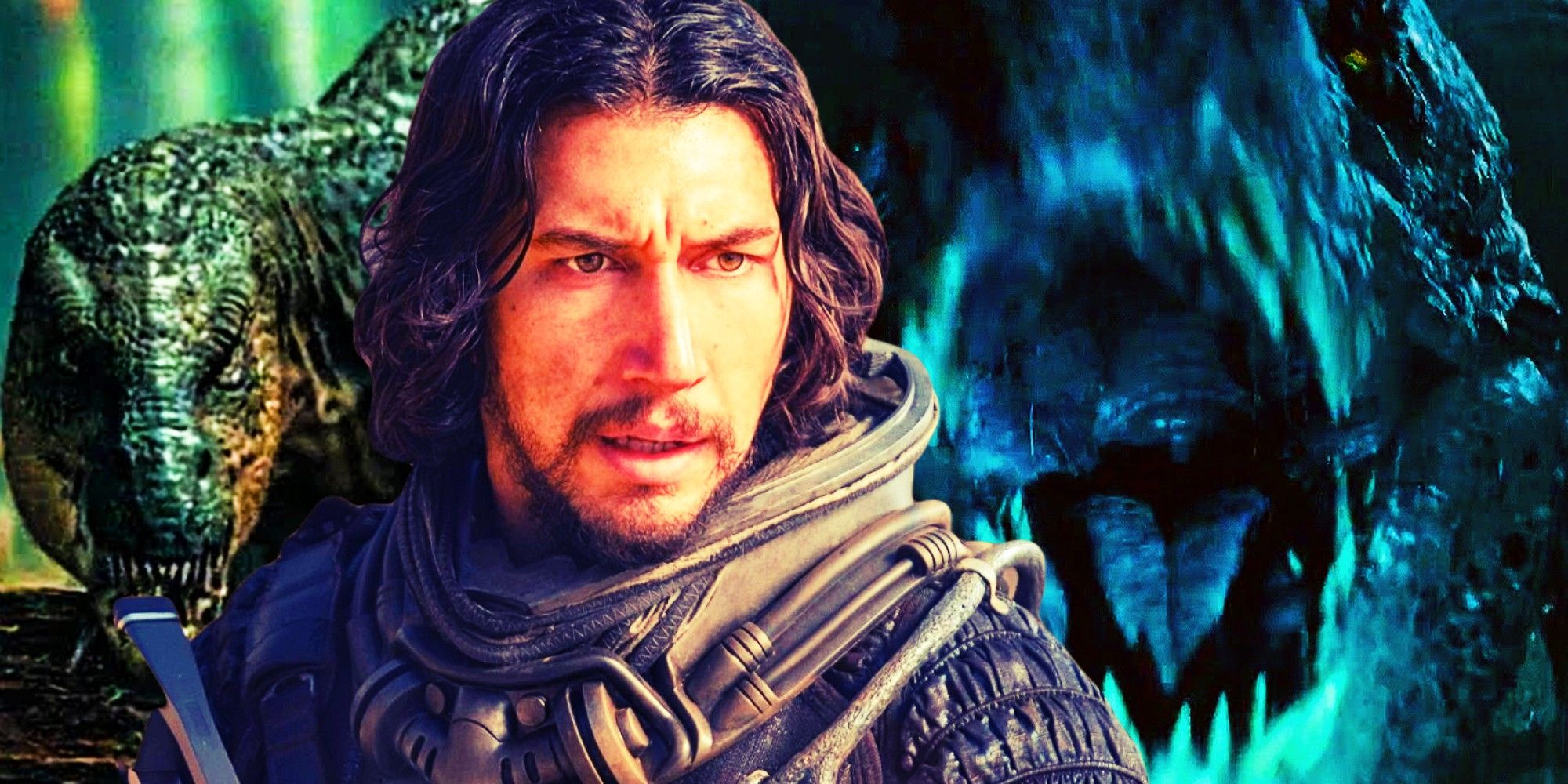 Los 15 dinosaurios y animales prehistóricos en la película 65 de Adam Driver