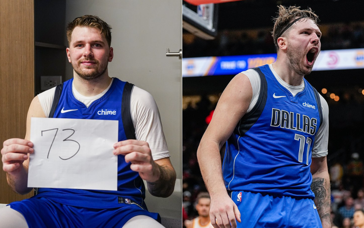 Luka Doncic anota 73 puntos ante Atlanta, cuarta mayor cifra en un partido de la NBA | Video