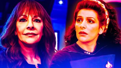 Marina Sirtis dice que ver a Troi en Star Trek: el estreno de TNG fue "difícil"