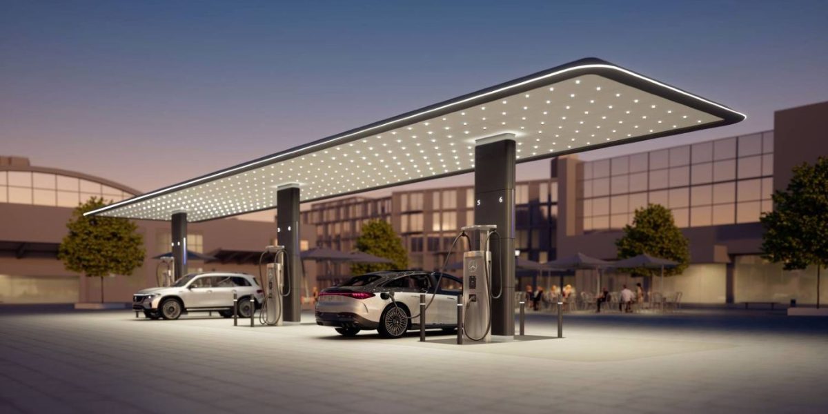 Mercedes y ChargePoint están construyendo una red global de cargadores de vehículos eléctricos de alta potencia