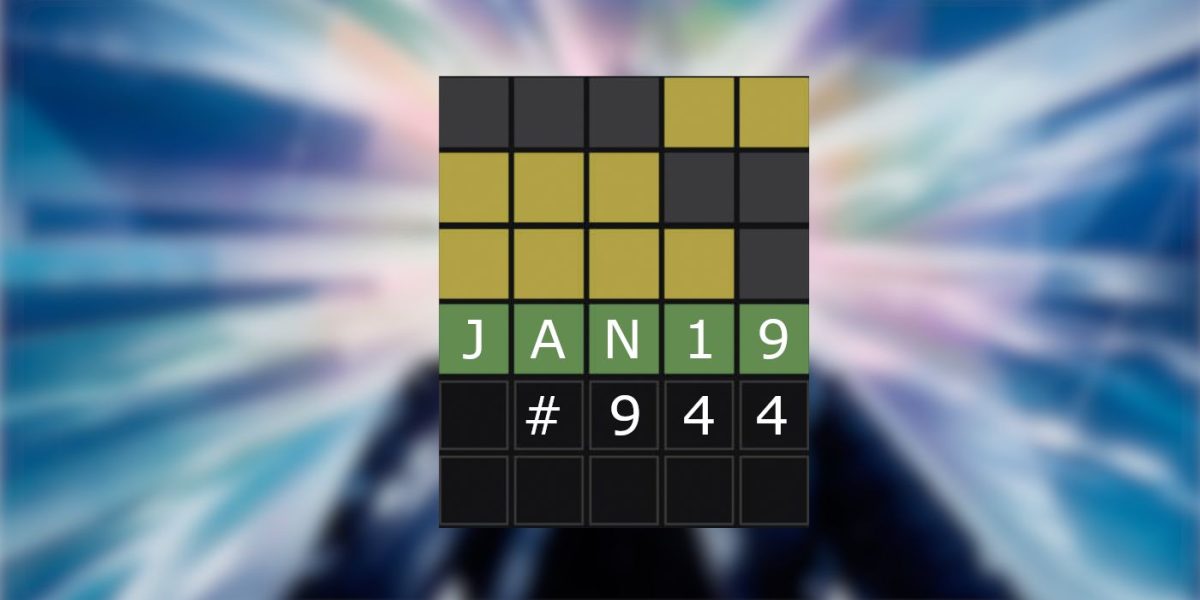 Respuestas y sugerencias de Wordle de hoy para el 19 de enero de 2024 (rompecabezas n.° 944)