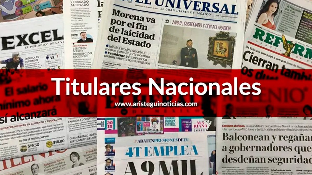 Retrocede PIB en 28 estados; golpea privatización del agua; y más | Titulares nacionales 25/01/2024