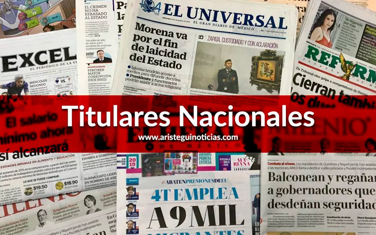 Retrocede PIB en 28 estados; golpea privatización del agua; y más | Titulares nacionales 25/01/2024