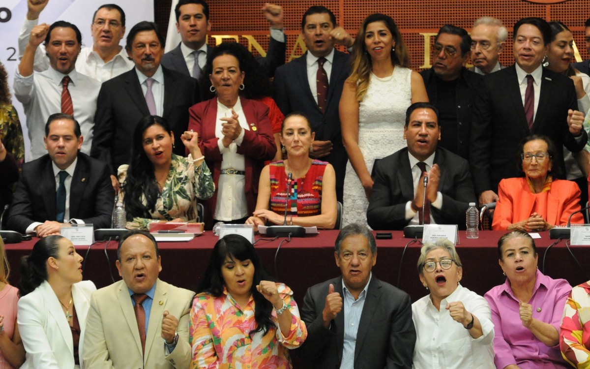 Senadores de Morena y Sheinbaum crearán estrategia para aprobar últimas reformas de AMLO