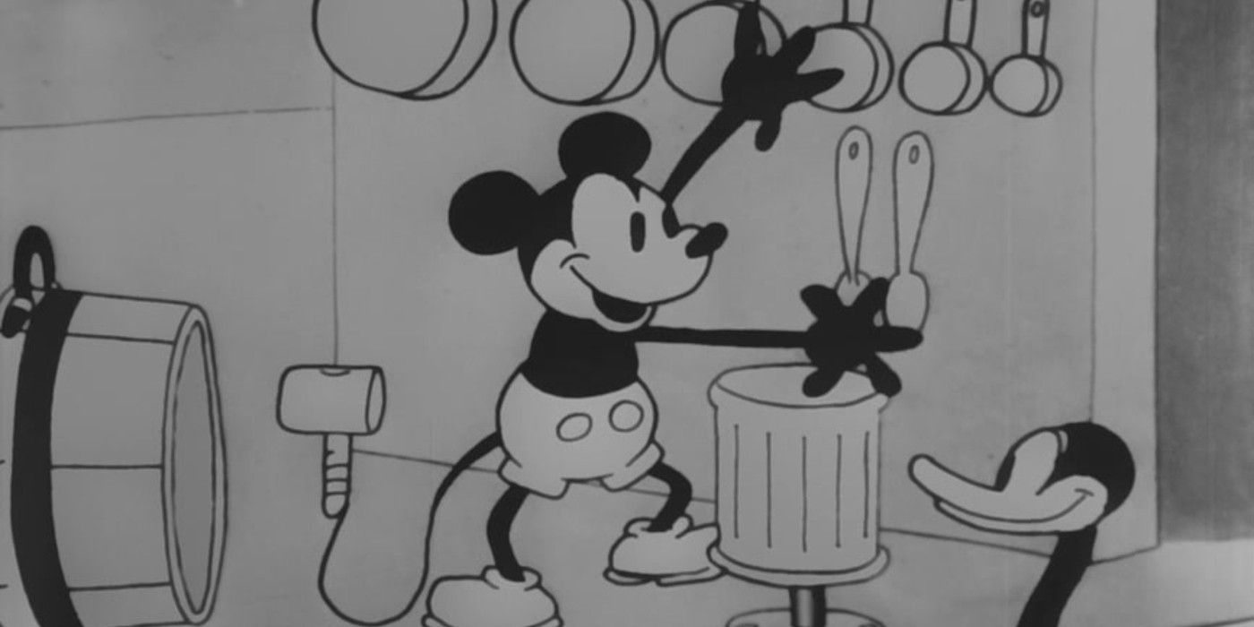 Steamboat Willie se pone nervioso con los cigarrillos y la barba incipiente en el arte después de ingresar al dominio público