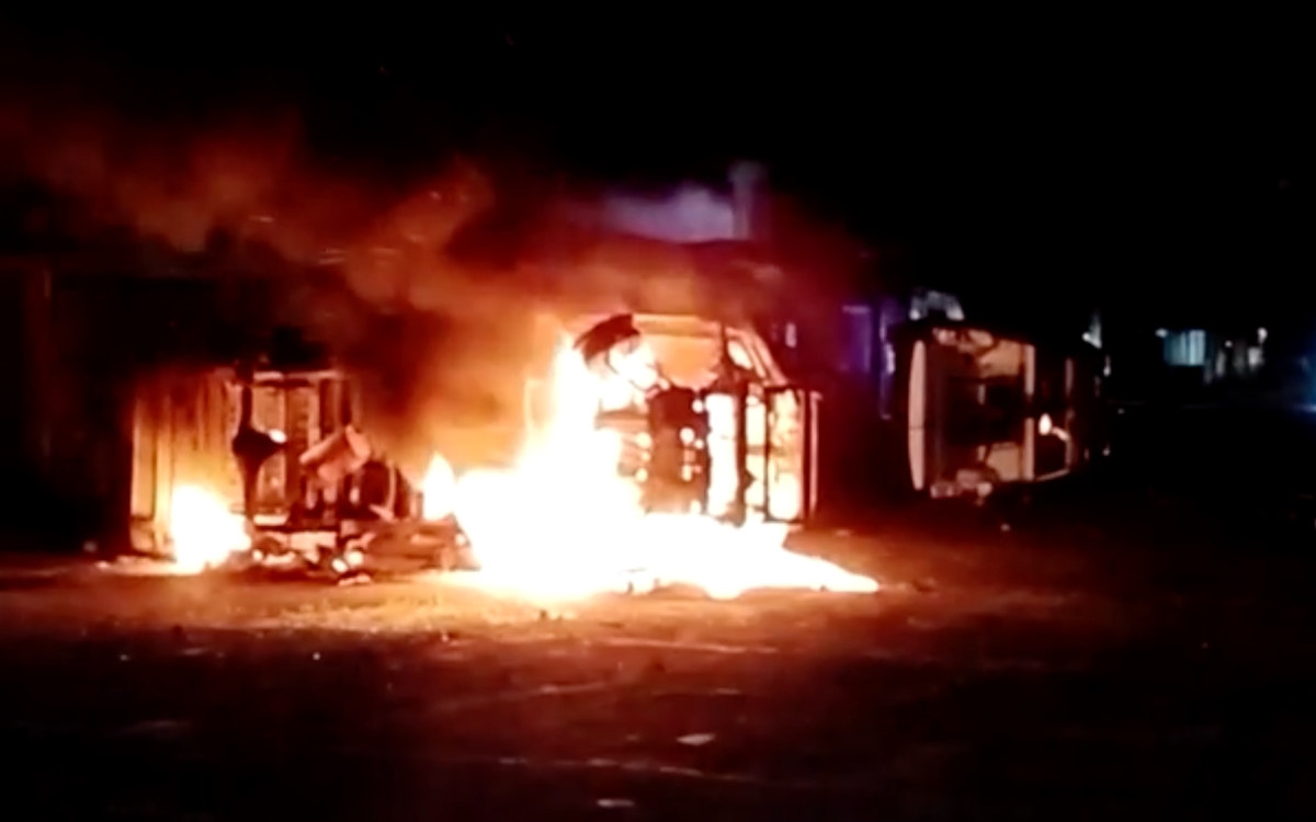 Videos | Queman palacio municipal en Lerdo de Tejada, Veracruz, tras muerte de joven