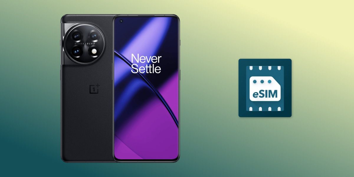 ¿El OnePlus 11 es compatible con eSIM?