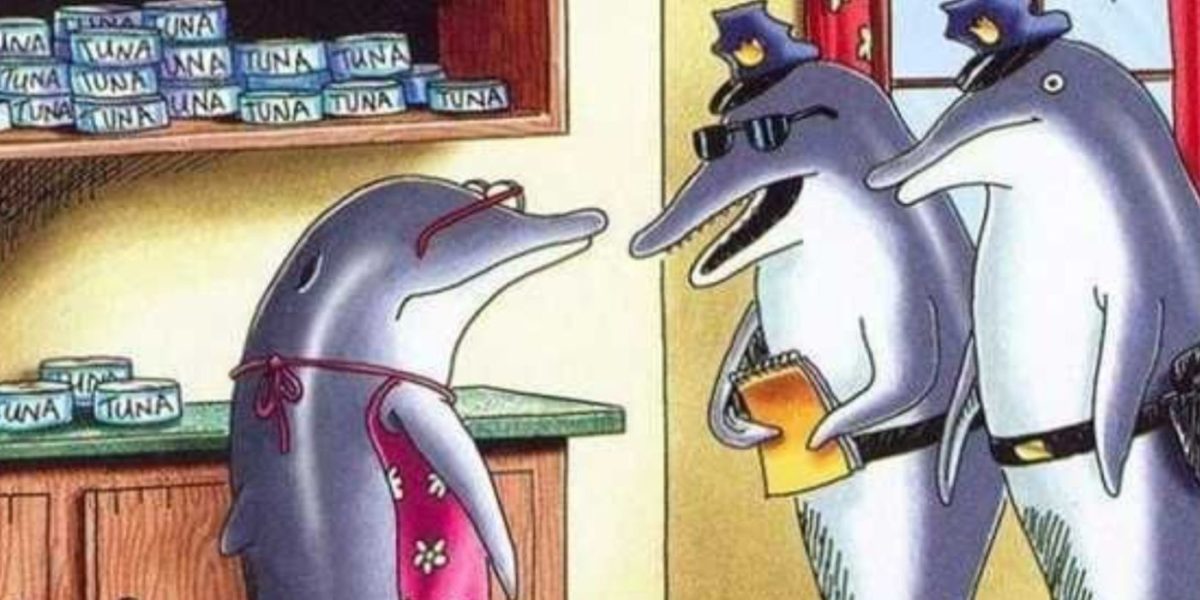 10 cómics escandalosos de Far Side con animales antropomorfizados