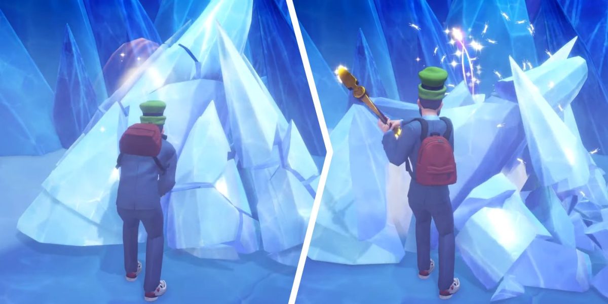 Cómo romper grandes bloques de hielo en Disney Dreamlight Valley