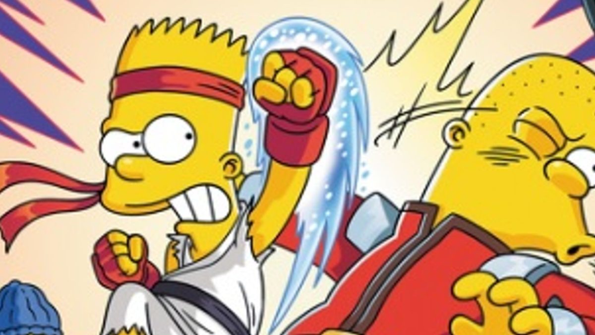 Los personajes de Los Simpson se convierten en sus homólogos de Street Fighter 2 en el arte