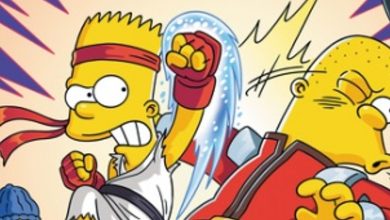 Los personajes de Los Simpson se convierten en sus homólogos de Street Fighter 2 en el arte