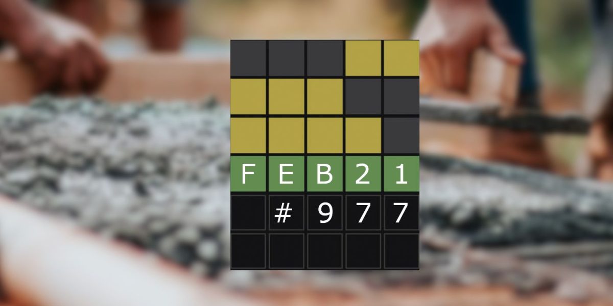 Respuestas y sugerencias de Wordle de hoy para el 21 de febrero de 2024 (rompecabezas n.° 977)