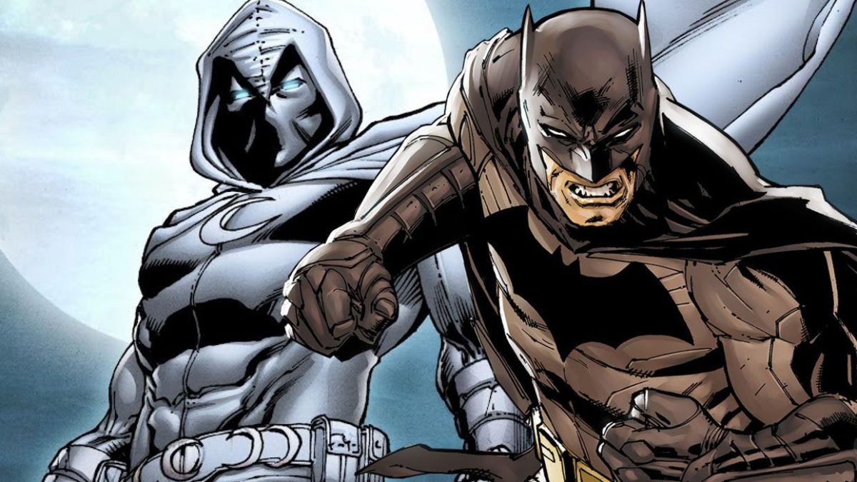Fanart de Batman vs Moon Knight se burla hilarantemente de sus evidentes similitudes