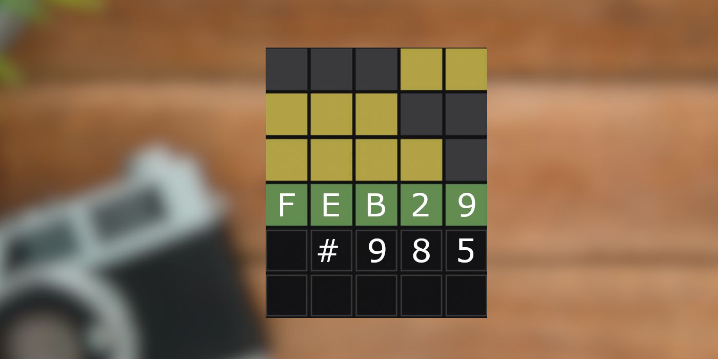 Respuestas y sugerencias de Wordle de hoy para el 29 de febrero de 2024 (rompecabezas n.° 985)