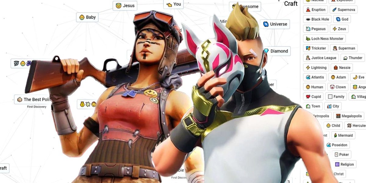 Cómo hacer Fortnite en Infinite Craft