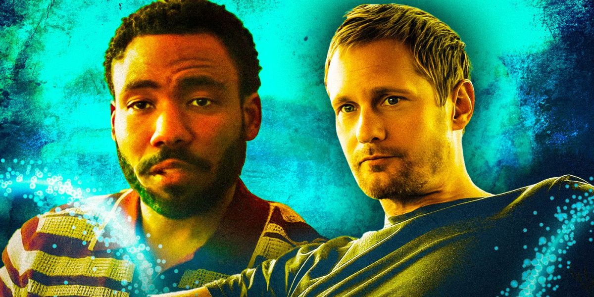 El giro de Alexander Skarsgård del Sr. y la Sra. Smith no es nada comparado con su otro papel en el programa de Donald Glover
